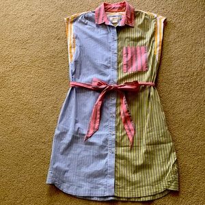 Anthropologie Maeve Shirt Dress— Looks Great Over Jeans too- 2 Side Pockets